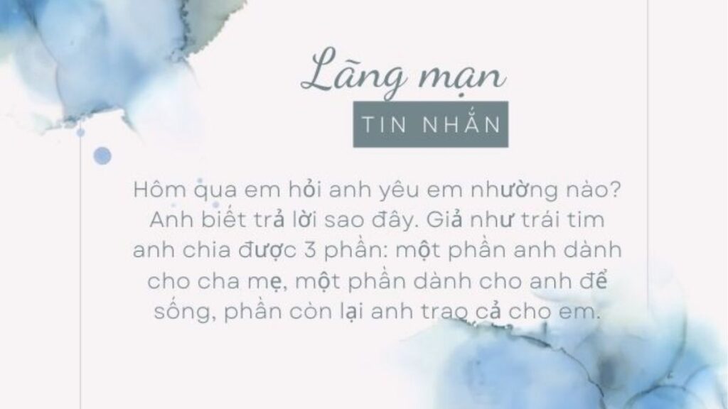 Lời nhắn trên hoa tặng người yêu chân thành và cá nhân