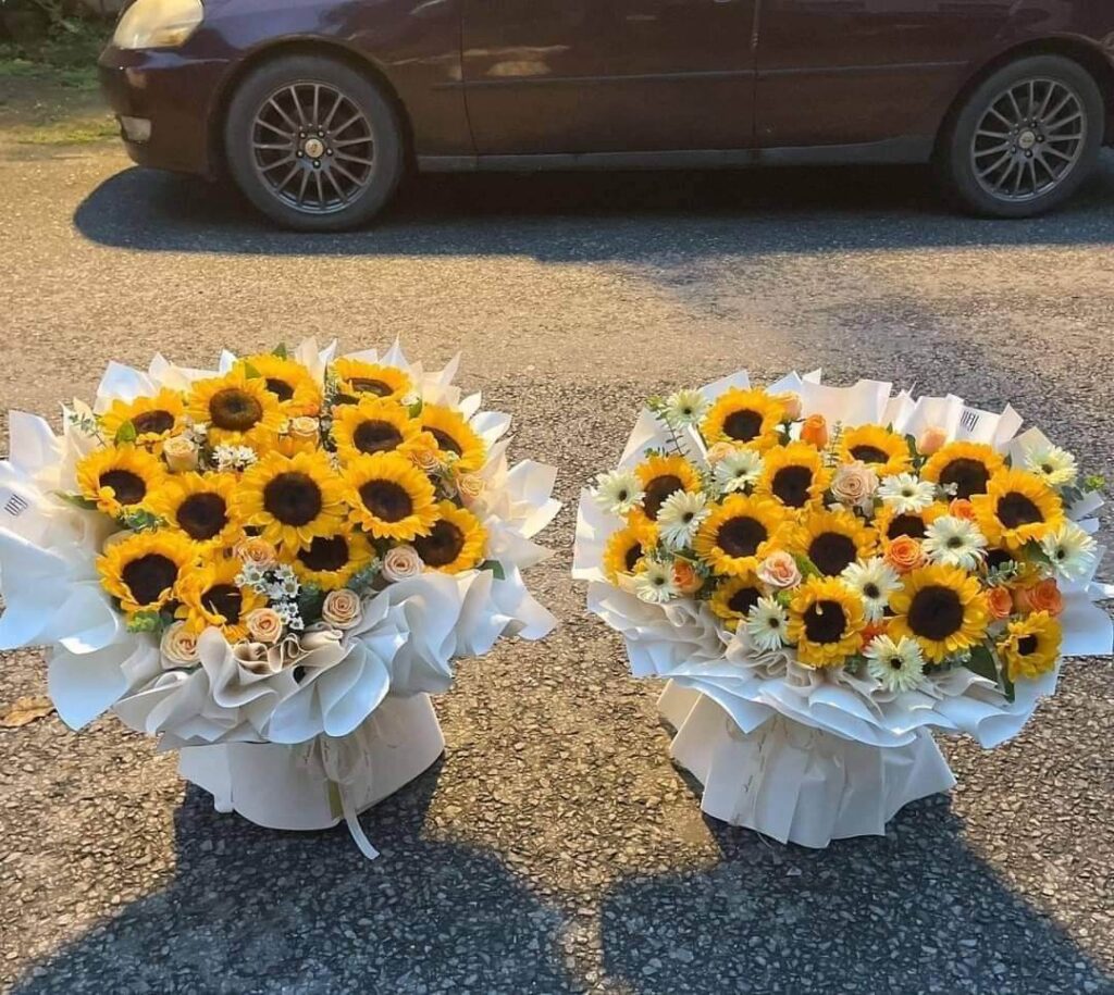 Bó hoa hướng dương đẹp tặng sinh nhật