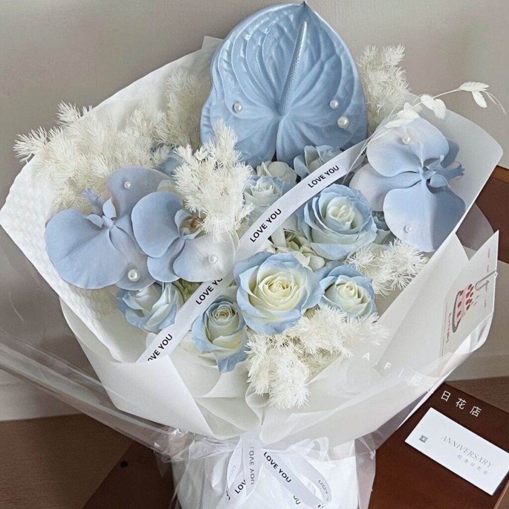 Hoa tươi sinh nhật tone màu pastel